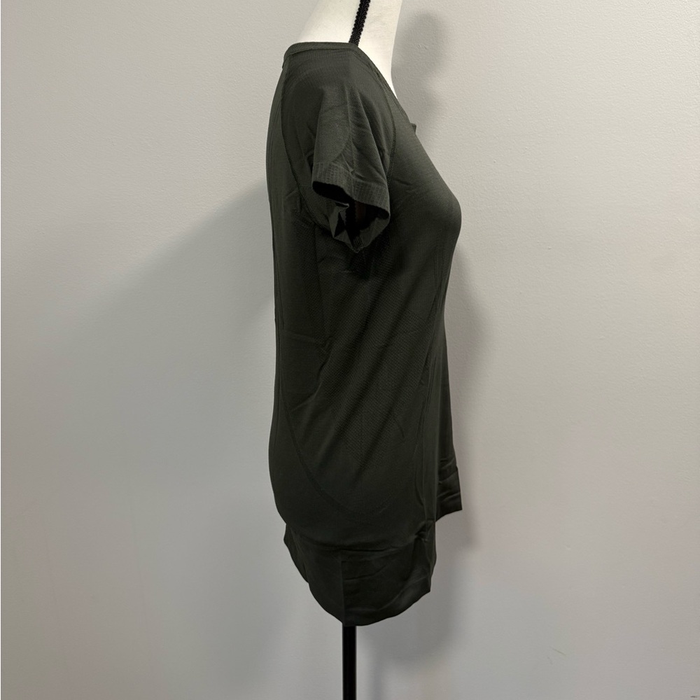 Lululemon Army Dark Green Swiftly Tech Short Sleeve Top - Picture 3 of 6